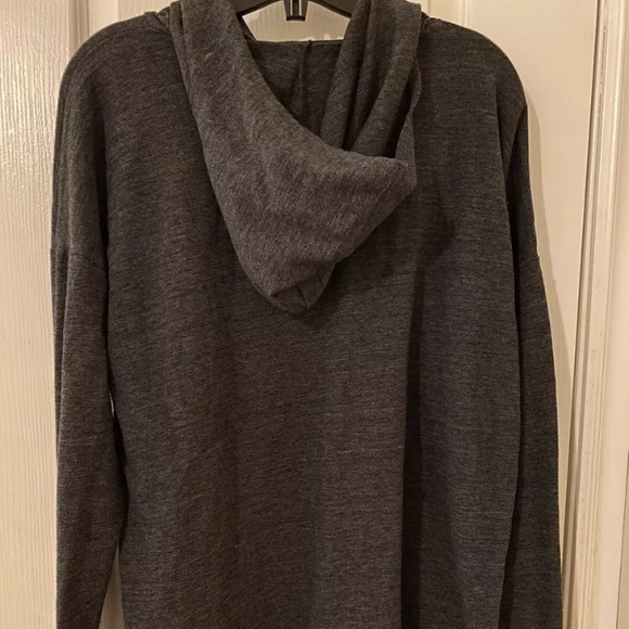 Calvin Klein Women’s Dark Grey Hoodie Large Size - Picture 2 of 3